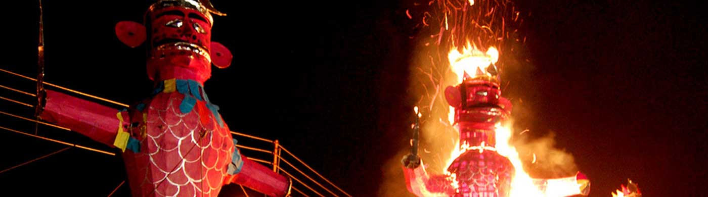 Festival di Dussehra in India